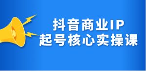 抖音商业IP起号核心实操课，带你玩转算法，流量，内容，架构，变现白米粥资源网-汇集全网副业资源白米粥资源网