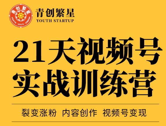 张萌21天视频号实战训练营，裂变涨粉、内容创作、视频号变现 价值298元白米粥资源网-汇集全网副业资源白米粥资源网