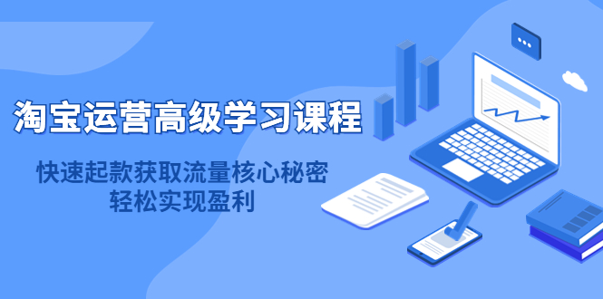 淘宝运营高级学习课程：快速获取流量核心秘密，轻松实现盈利！白米粥资源网-汇集全网副业资源白米粥资源网