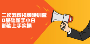二次混剪视频特训营,0基础新手小白都能上手实操,两天开干白米粥资源网-汇集全网副业资源白米粥资源网