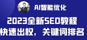 2023最新网站AI智能优化SEO教程,简单快速出权重,AI自动写文章 AI绘画配图白米粥资源网-汇集全网副业资源白米粥资源网
