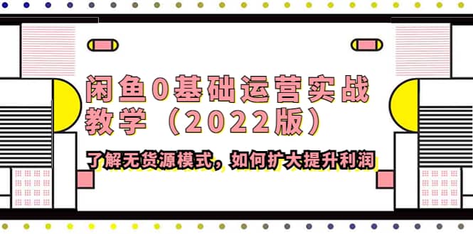 闲鱼0基础运营实战教学（2022版）了解无货源模式，如何扩大提升利润白米粥资源网-汇集全网副业资源白米粥资源网