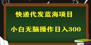 2023最新蓝海快递代发项目，小白零成本照抄白米粥资源网-汇集全网副业资源白米粥资源网