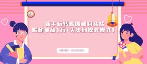 新手玩转虚拟项目实战,揭秘单品1万 大类目操作模式【视频课程】白米粥资源网-汇集全网副业资源白米粥资源网