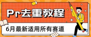 2023年6月最新Pr深度去重适用所有赛道,一套适合所有赛道的Pr去重方法白米粥资源网-汇集全网副业资源白米粥资源网
