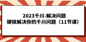 2023千川-解决问题，硬核解决你的千川问题（11节课）白米粥资源网-汇集全网副业资源白米粥资源网