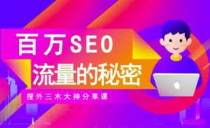 SEO实操培训:玩转百万SEO流量,助力站长快速提升流量(搜外三木大神分享课)白米粥资源网-汇集全网副业资源白米粥资源网