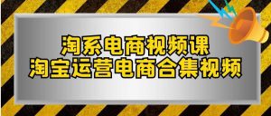 淘系-电商视频课,淘宝运营电商合集视频(33节课)白米粥资源网-汇集全网副业资源白米粥资源网