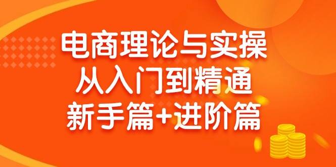 电商理论与实操从入门到精通 新手篇+进阶篇白米粥资源网-汇集全网副业资源白米粥资源网