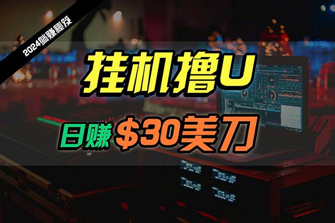 日赚30美刀，2024最新海外挂机撸U内部项目，全程无人值守，可批量放大白米粥资源网-汇集全网副业资源白米粥资源网