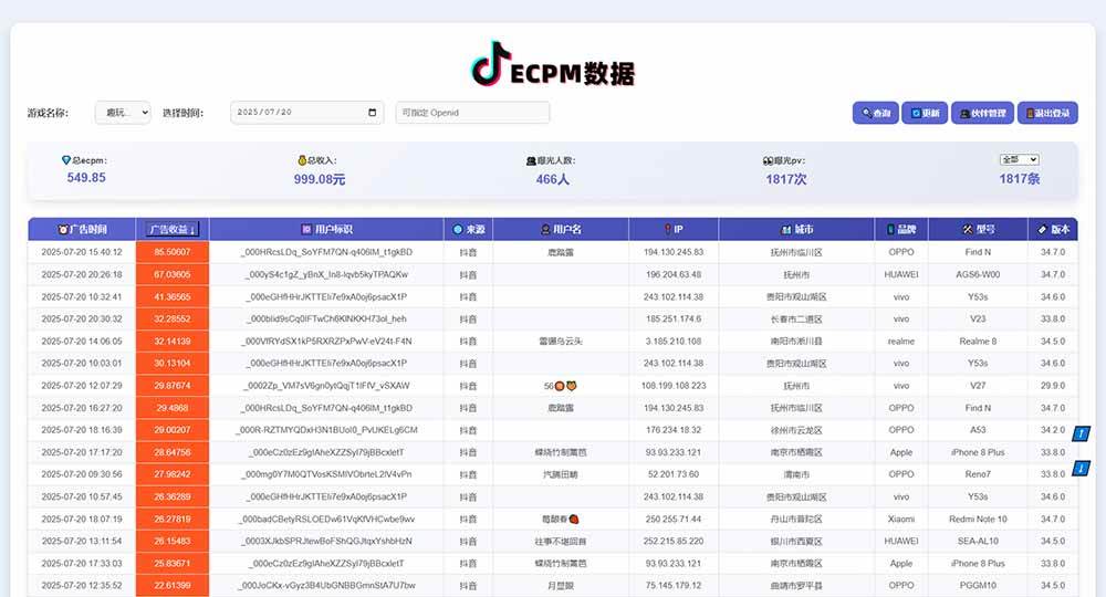（15463期）抖音小游戏，日赚2000＋2025最火赛道白米粥资源网-汇集全网副业资源白米粥资源网