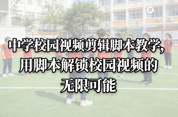 中学校园视频剪辑脚本教学，用脚本解锁校园视频的无限可能白米粥资源网-汇集全网副业资源白米粥资源网