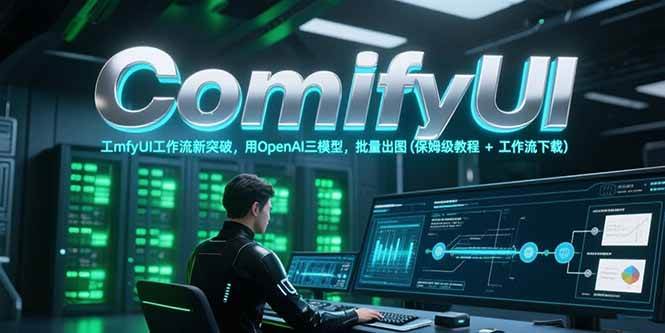 ComfyUI工作流新突破，用OpenAI三模型，批量出图(保姆级教程+工作流下载)白米粥资源网-汇集全网副业资源白米粥资源网