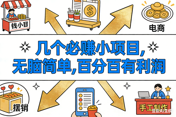 （16956期）9个必赚小项目，无脑简单，百分百有利润，副业首选，日入200+白米粥资源网-汇集全网副业资源白米粥资源网