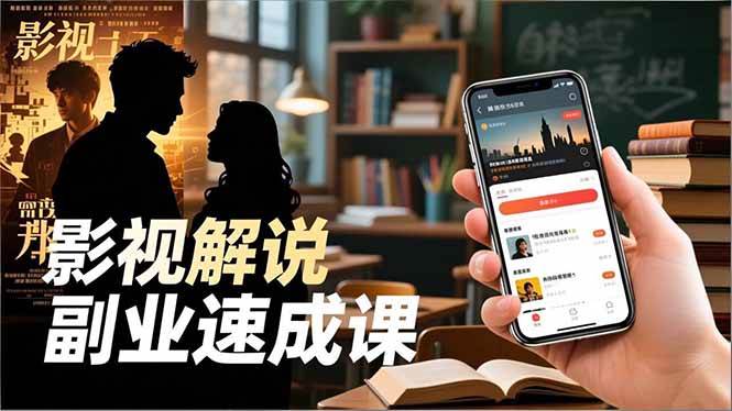 （16740期）Tk影视解说副业速成课，软件安装、全流程实操、爆款预设，新手两周变现白米粥资源网-汇集全网副业资源白米粥资源网