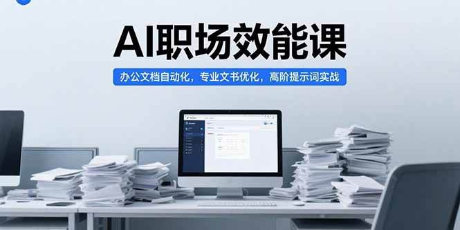 （15371期）AI职场效能课，办公文档自动化，专业文书优化，高阶提示词实战白米粥资源网-汇集全网副业资源白米粥资源网