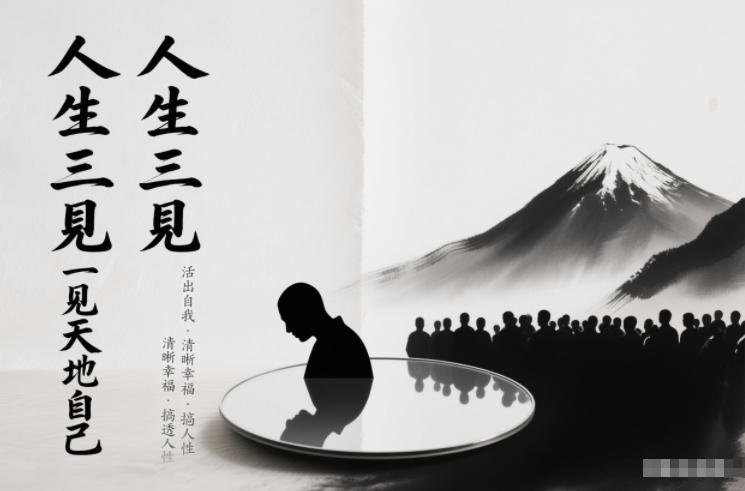 人生三见一见天地见众生见自己，活出自我拥有清晰幸福人生，搞透人性白米粥资源网-汇集全网副业资源白米粥资源网