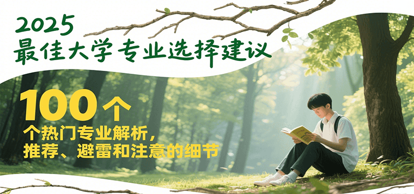 2025最佳大学专业选择建议，100个热门专业解析，推荐、避雷和注意的细节白米粥资源网-汇集全网副业资源白米粥资源网