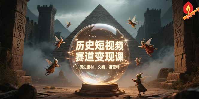 图片[1]白米粥资源网-汇集全网副业资源（15386期）历史短视频赛道变现课，百集素材库应用，文案剪辑技巧，账号运营全案白米粥资源网-汇集全网副业资源白米粥资源网