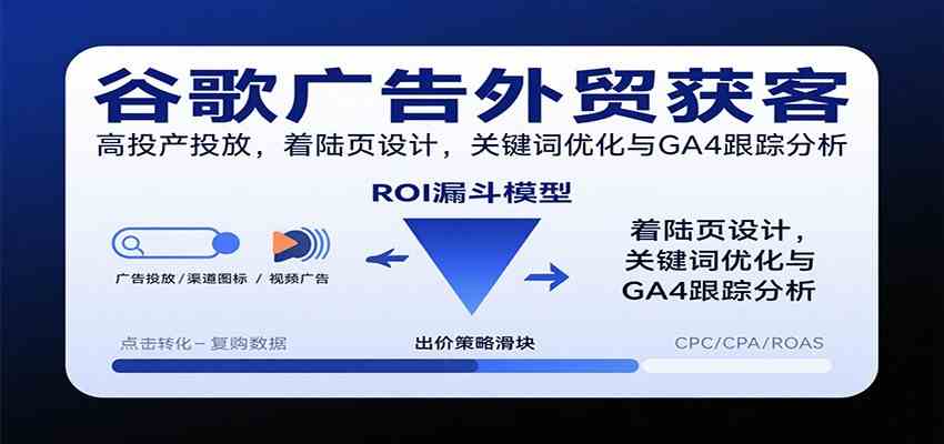谷歌广告外贸获客,高投产投放,着陆页设计,关键词优化与GA4跟踪分析白米粥资源网-汇集全网副业资源白米粥资源网