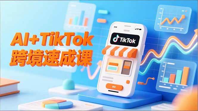 （16745期）AI+TikTok跨境速成课，智能翻译、店铺定位、流程拆解，7天高效上线运营白米粥资源网-汇集全网副业资源白米粥资源网