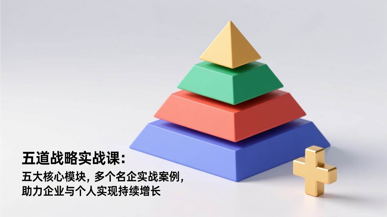 （17095期）五道战略实战课：五大核心模块，多个名企实战案例，助力企业与个人实现持续增长白米粥资源网-汇集全网副业资源白米粥资源网