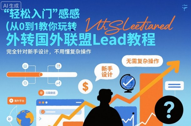国外联盟賺美刀项目,从0到1教你玩转国外联盟Lead教程,纯新手可操作性100%白米粥资源网-汇集全网副业资源白米粥资源网