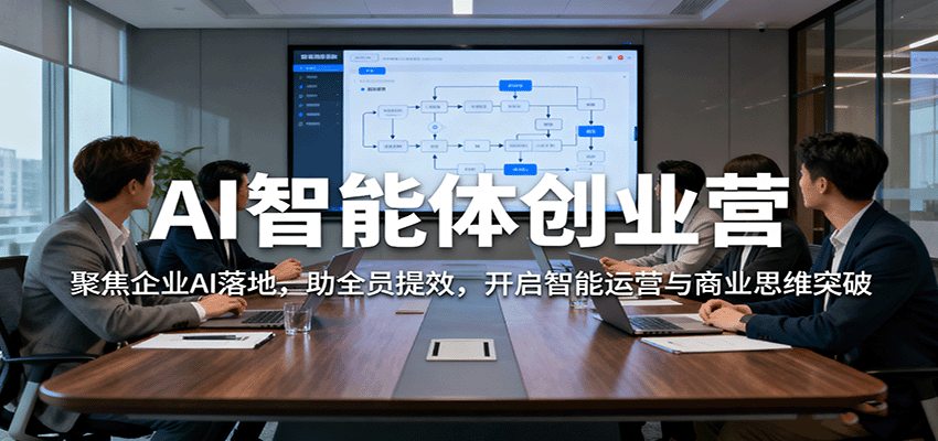 AI智能体创业营：聚焦企业AI落地，助全员提效，开启智能运营与商业思维突破白米粥资源网-汇集全网副业资源白米粥资源网