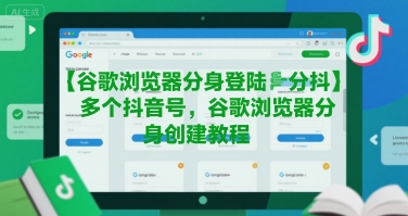 谷歌浏览器分身登陆多个抖音号，谷歌浏览器分身创建教程白米粥资源网-汇集全网副业资源白米粥资源网