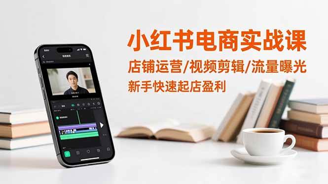 （16536期）小红书电商实战课：店铺运营/视频剪辑/流量曝光，新手快速起店盈利白米粥资源网-汇集全网副业资源白米粥资源网