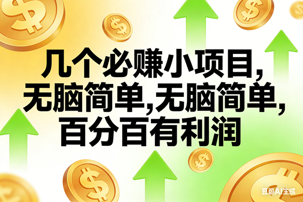 （16988期）10个必赚小项目，无脑简单，百分百有利润，副业首选，日入200+白米粥资源网-汇集全网副业资源白米粥资源网