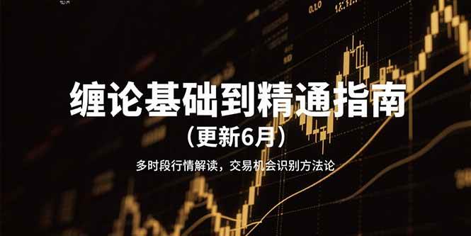 缠论基础到精通指南（更新6月）多时段行情解读，交易机会识别方法论白米粥资源网-汇集全网副业资源白米粥资源网