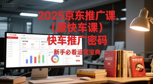2025京东推广课（原快车课）解锁京东快车推广密码，新手必看运营宝典白米粥资源网-汇集全网副业资源白米粥资源网