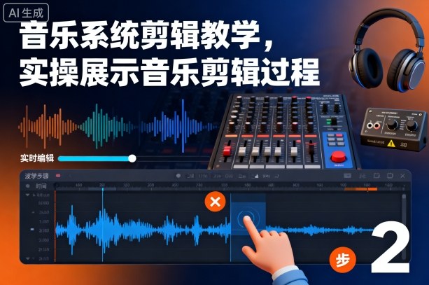 音乐系统剪辑教学,实操展示音乐剪辑过程白米粥资源网-汇集全网副业资源白米粥资源网
