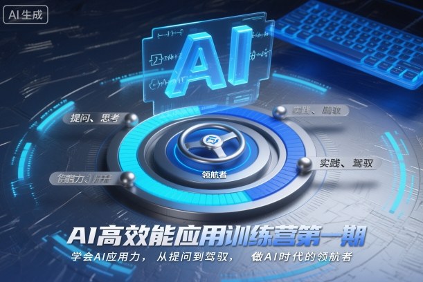 AI高效能应用训练营第一期，学会AI应用力，从提问到驾驭，做AI时代的领航者白米粥资源网-汇集全网副业资源白米粥资源网