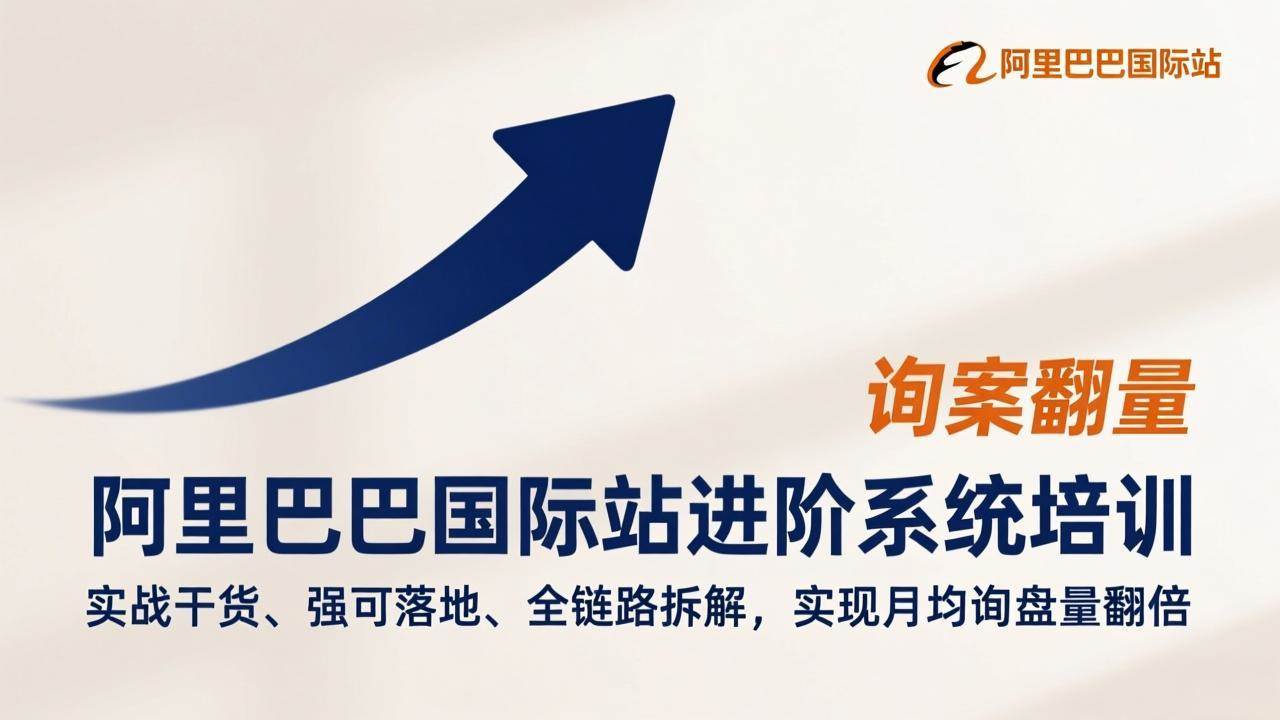 （17335期）阿里巴巴国际站进阶系统培训，实战干货、强可落地、全链路拆解，实现月均询盘量翻倍白米粥资源网-汇集全网副业资源白米粥资源网