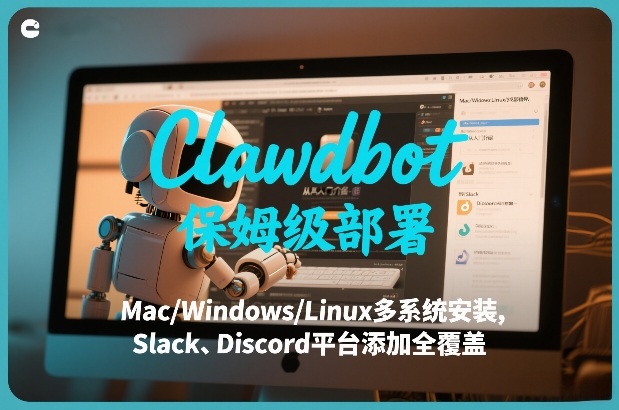 Clawdbot保姆级部署，从入门介绍、Mac/Windows/Linux多系统安装，到Slack、Discord平台添加全覆盖白米粥资源网-汇集全网副业资源白米粥资源网