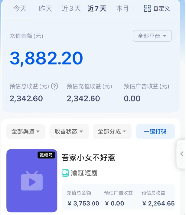 短剧搬砖新玩法，软件批量二创剪辑，7天赚了3800，赶紧做起来【附软件】白米粥资源网-汇集全网副业资源白米粥资源网