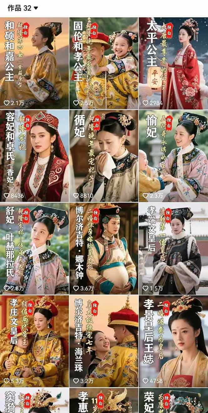 历史人物独白视频制作课，从剪辑配音到AI出图，声音克隆与背景音乐，涨粉22w+白米粥资源网-汇集全网副业资源白米粥资源网