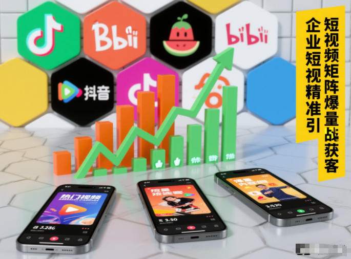 企业短视频精准引流矩阵获客，短视频矩阵爆量战法白米粥资源网-汇集全网副业资源白米粥资源网