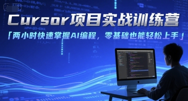 Cursor项目实战训练营，两小时快速掌握AI编程，零基础也能轻松上手白米粥资源网-汇集全网副业资源白米粥资源网