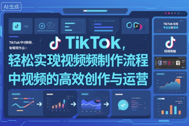 TikTok中视频制做流程，轻松实现Tk中视频的高效创作与运营白米粥资源网-汇集全网副业资源白米粥资源网