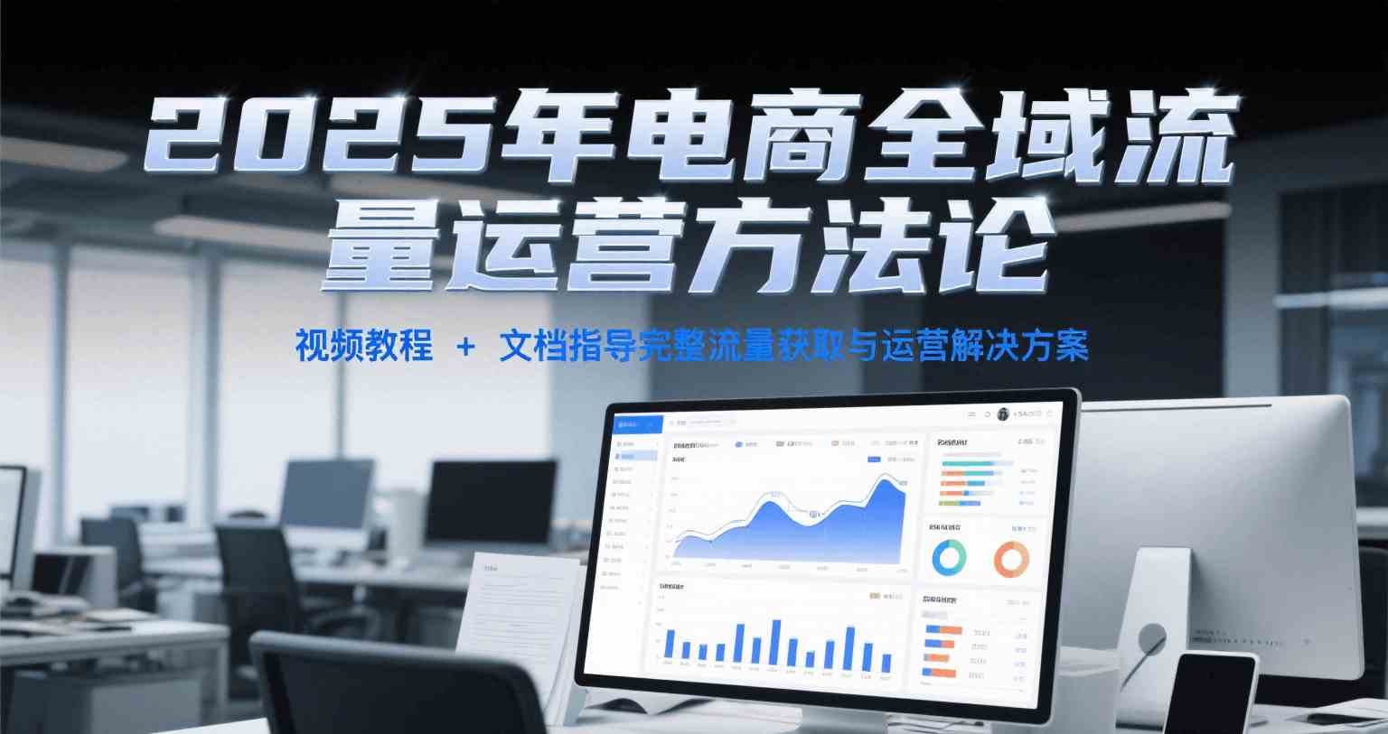 2025年电商全域流量运营方法论，视频教程+文档指导完整流量获取与运营解决方案白米粥资源网-汇集全网副业资源白米粥资源网