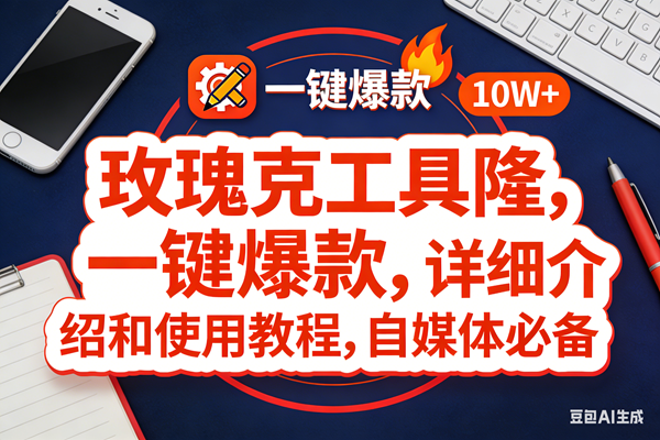 （17352期）玫瑰克隆工具，ai鲁大魔，自媒体必备神器，一键爆款神器，详细教程。白米粥资源网-汇集全网副业资源白米粥资源网