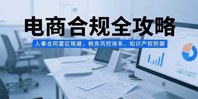 （15377期）电商合规全攻略，人事合同雷区规避，税务风控体系，知识产权防御白米粥资源网-汇集全网副业资源白米粥资源网
