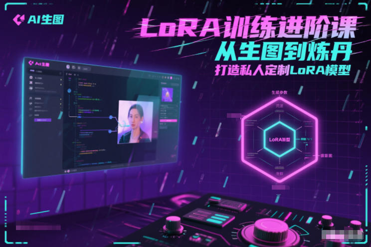 LoRA训练进阶课，从生图到炼丹，打造私人定制LoRA模型白米粥资源网-汇集全网副业资源白米粥资源网
