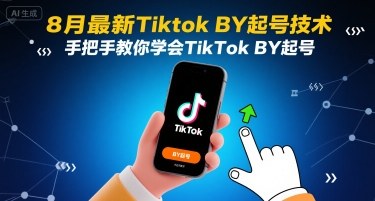 8月最新Tiktok搬运起号技术，手把手教你学会TikTok搬运起号白米粥资源网-汇集全网副业资源白米粥资源网