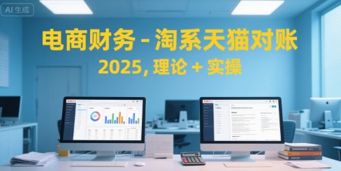 电商财务-淘系天猫对账2025，理论+实操白米粥资源网-汇集全网副业资源白米粥资源网