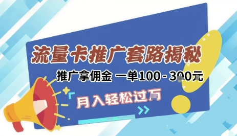 2025年外面卖1500的流量卡项目最新玩法，绿色无门槛对新手非常友好，日入3张+白米粥资源网-汇集全网副业资源白米粥资源网