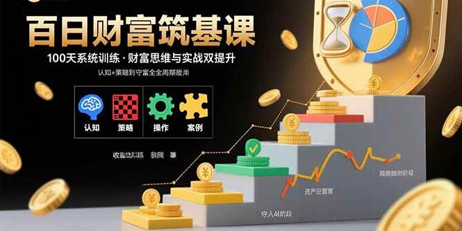 （15874期）百日财富筑基课：认知+策略+实操+案例拆解 实现从创富到守富全周期能力白米粥资源网-汇集全网副业资源白米粥资源网